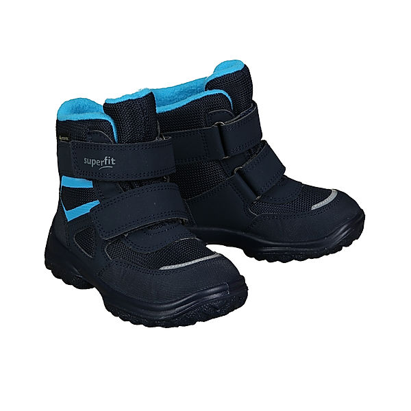 Superfit Klett-Stiefel SNOWCAT in blau