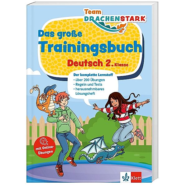 Klett Team Drachenstark: Das große Trainingsbuch Deutsch 2. Klasse