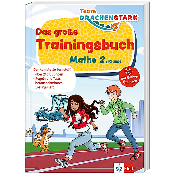 Klett Team Drachenstark: Das grosse Trainingsbuch Mathe 2. Klasse