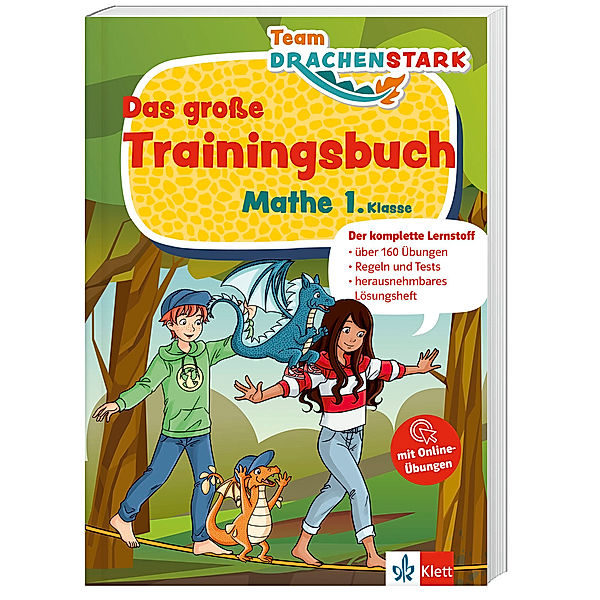 Klett Team Drachenstark: Das grosse Trainingsbuch Mathe 1. Klasse