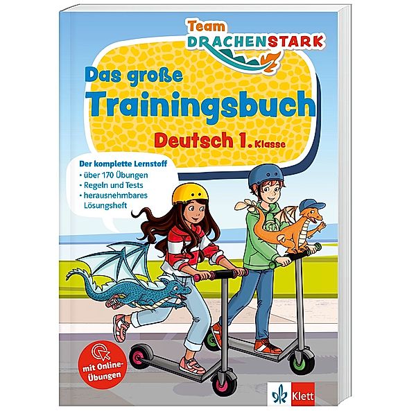 Klett Team Drachenstark: Das grosse Trainingsbuch Deutsch 1. Klasse