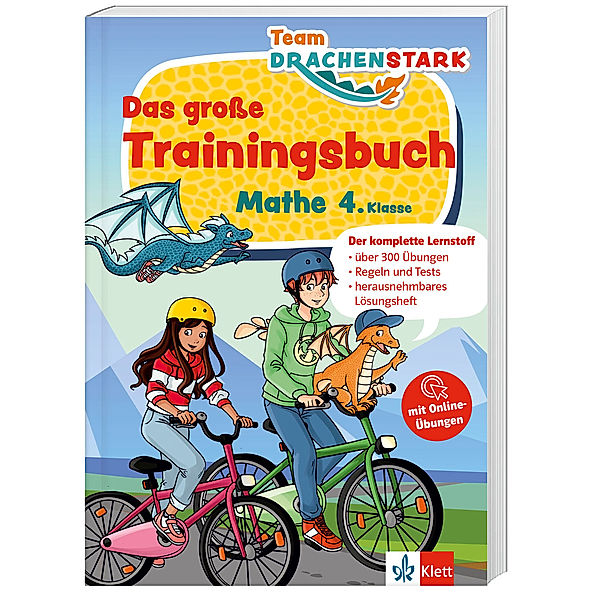 Klett Team Drachenstark: Das grosse Trainingsbuch Mathe 4. Klasse