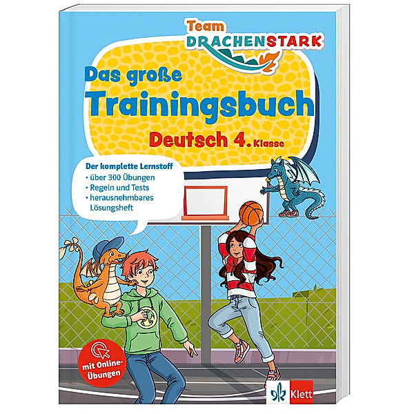 Klett Team Drachenstark: Das große Trainingsbuch Deutsch 4. Klasse