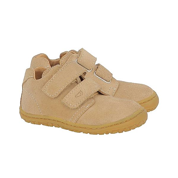 Lurchi Kletthalbschuhe NOAH BAREFOOT SUEDE in cappuccino