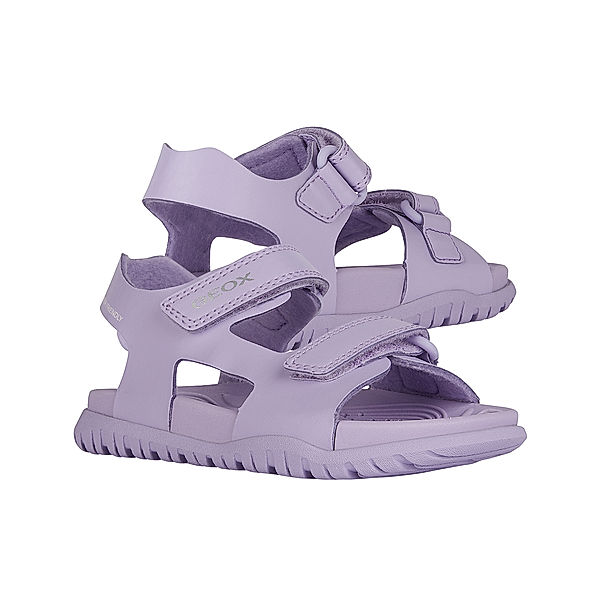 GEOX Klettsandalen J SANDAL FUSBETTO G. A in lilac