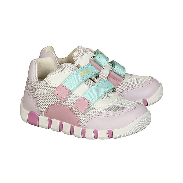 GEOX Klettsneaker IUPPDOO in pink/lilac