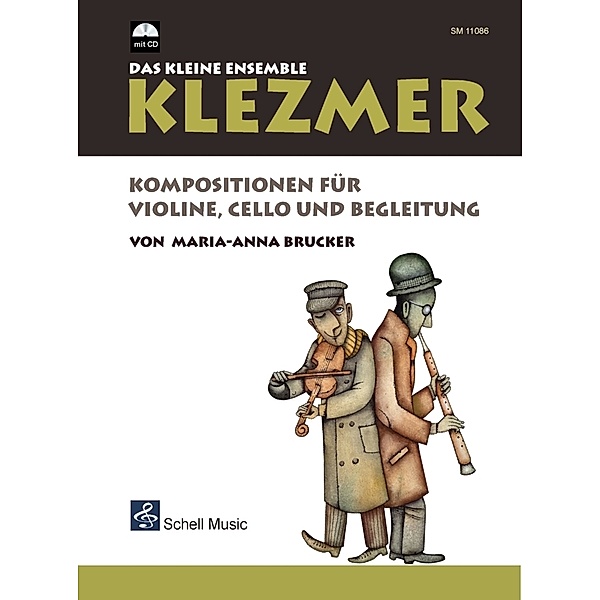 Klezmer - Das kleine Ensemble, für Violine, Cello und Begleitung, m. Audio-CD, Maria-Anna Brucker