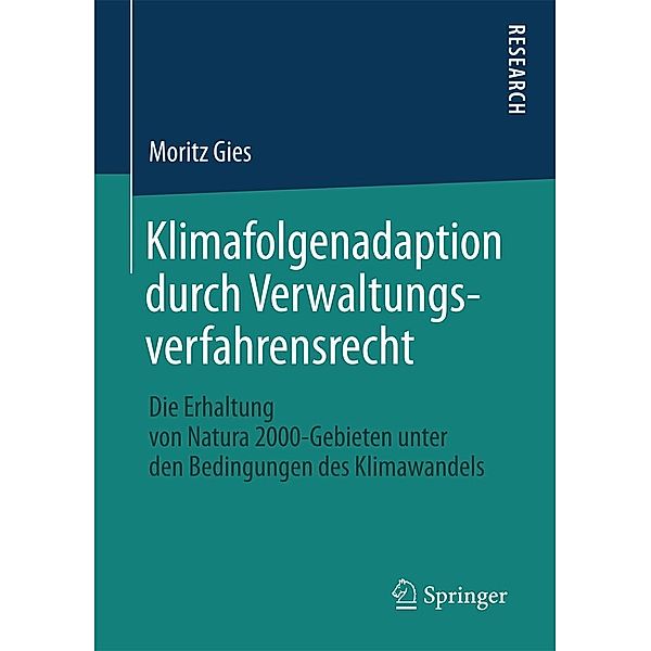 Klimafolgenadaption durch Verwaltungsverfahrensrecht, Moritz Gies