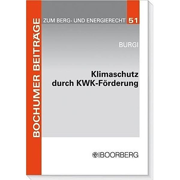 Klimaschutz durch KWK-Förderung, Martin Burgi