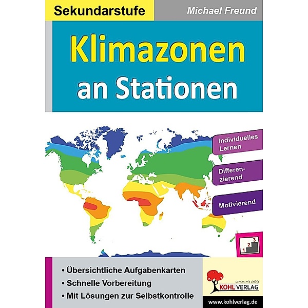 Klimazonen an Stationen / Stationenlernen, Michael Freund