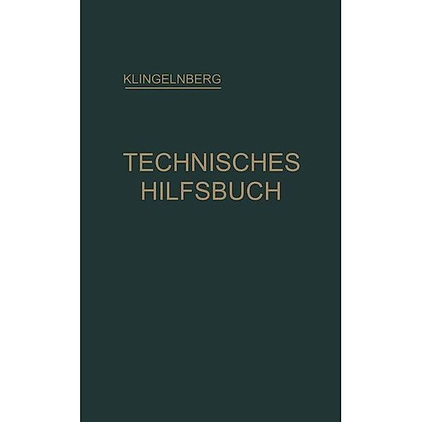 Klingelnberg Technisches Hilfsbuch, Ernst Preger, Rudolf Reindl