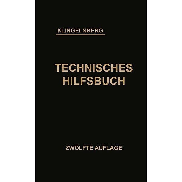Klingelnberg Technisches Hilfsbuch, W. Ferdinand Klingelnberg, Ernst Preger, Rudolf Reindl