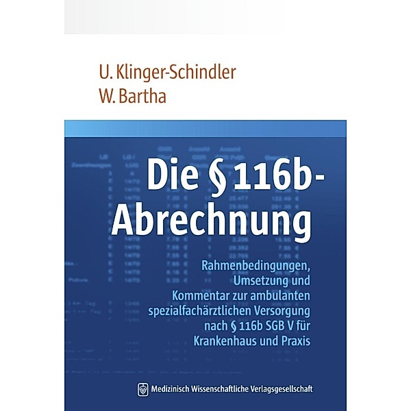 Klinger-Schindler, U: § 116b-Abrechnung
