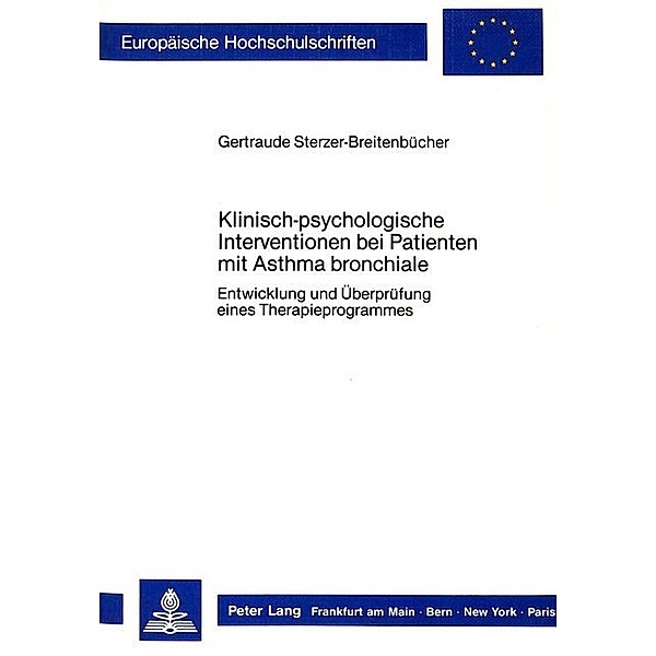 Klinisch-psychologische Interventionen bei Patienten mit Asthma bronchiale, Gertraude Sterzer-Breitenbücher