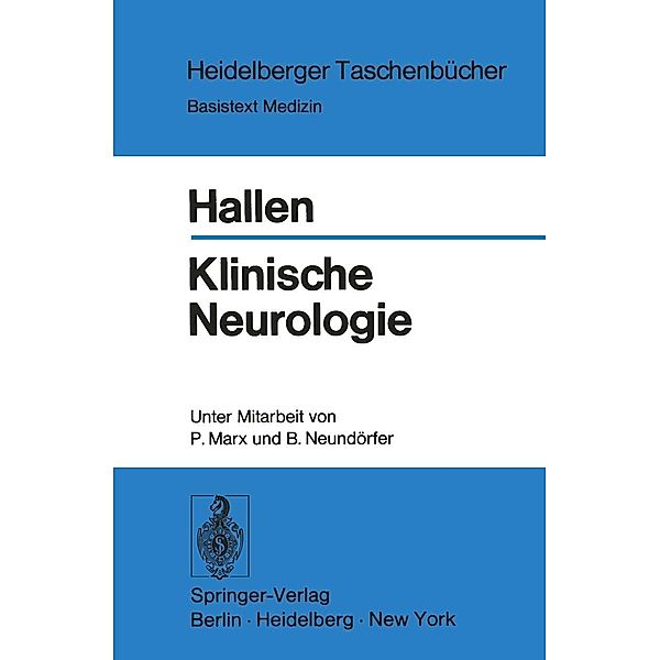 Klinische Neurologie / Heidelberger Taschenbücher Bd.118, O. Hallen