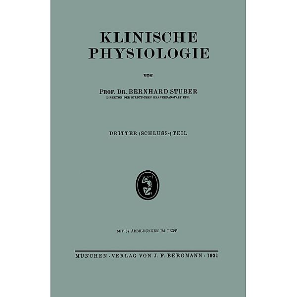 Klinische Physiologie, Berhard Stuber