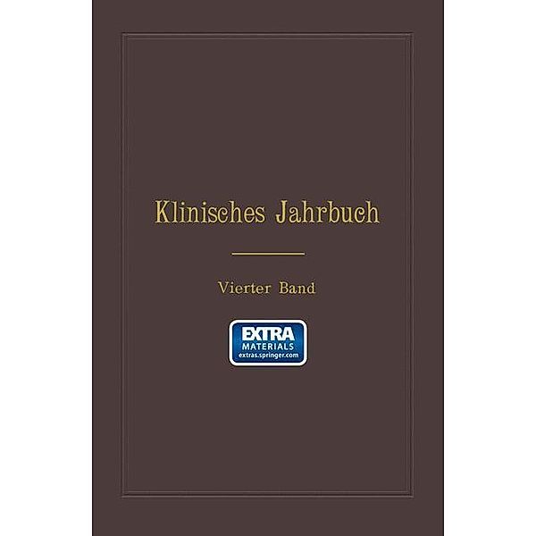 Klinisches Jahrbuch, C. Skrzeczka, G. Schönfeld