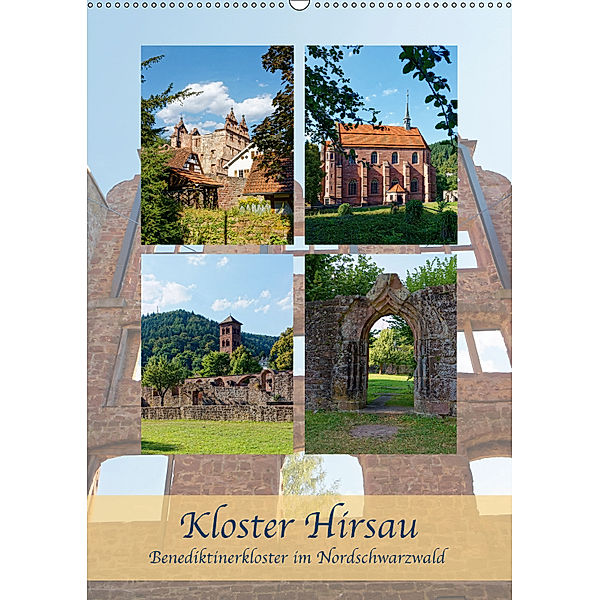 Kloster Hirsau-Benediktinerkloster im Nordschwarzwald (Wandkalender 2018 DIN A2 hoch), Hanns-Peter Eisold