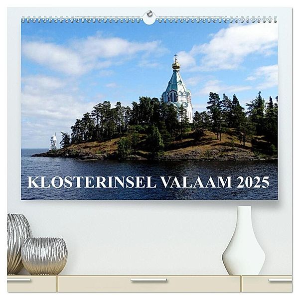 KLOSTERINSEL VALAAM 2025 (hochwertiger Premium Wandkalender 2025 DIN A2 quer), Kunstdruck in Hochglanz, Calvendo, Henning von Löwis of Menar