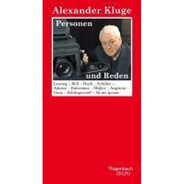 Kluge, A: Personen und Reden, Alexander Kluge