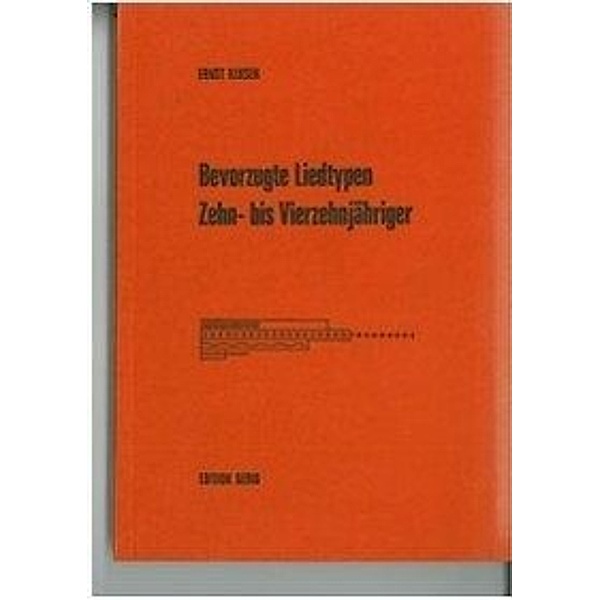 Klusen, E: Bevorzugte Liedertypen Zehn- bis Vierzehnjäriger, Ernst Klusen