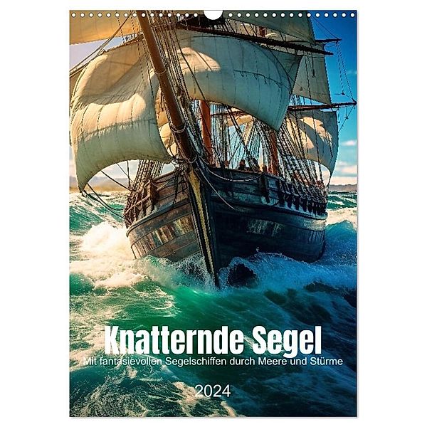 Knatternde Segel (Wandkalender 2024 DIN A3 hoch), CALVENDO Monatskalender, Kerstin Waurick