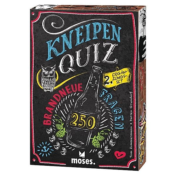 moses. Verlag Kneipenquiz - Brandneue Fragen (Spiel), Tom Zimmermann, Darren Grundorf