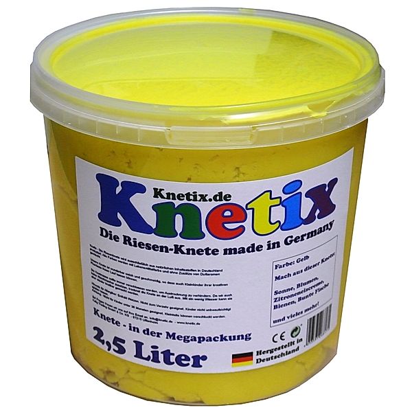 Knetix - 2,5 Liter (Farbe: Gelb)