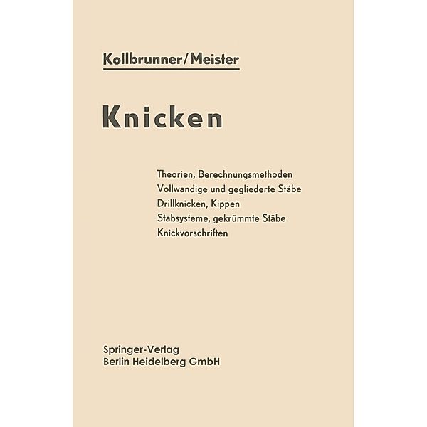 Knicken, Curt F. Kollbrunner, Martin Meister