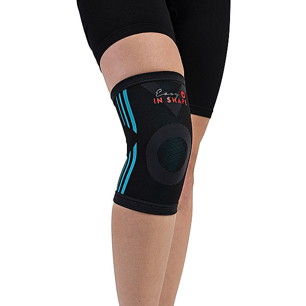 Knie Bandage, elastisch, schwarz (Gr: S/M)