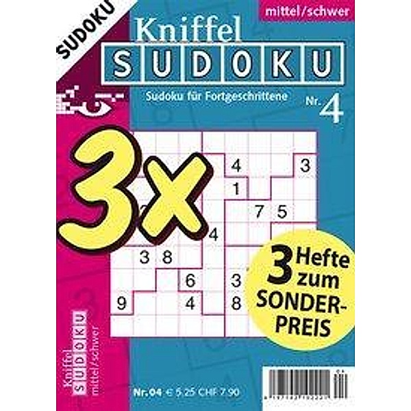 Kniffel-Sudoku 3er-Band