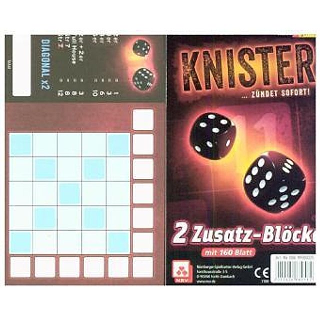 Knister - Zusatzblöcke, 2er Spiel-Zubehör bestellen | Weltbild.ch
