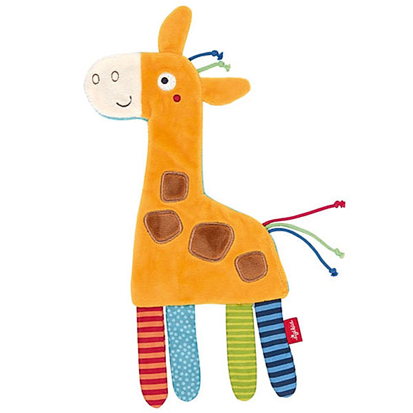 Sigikid Knistertuch PLAYQ – GIRAFFE in bunt