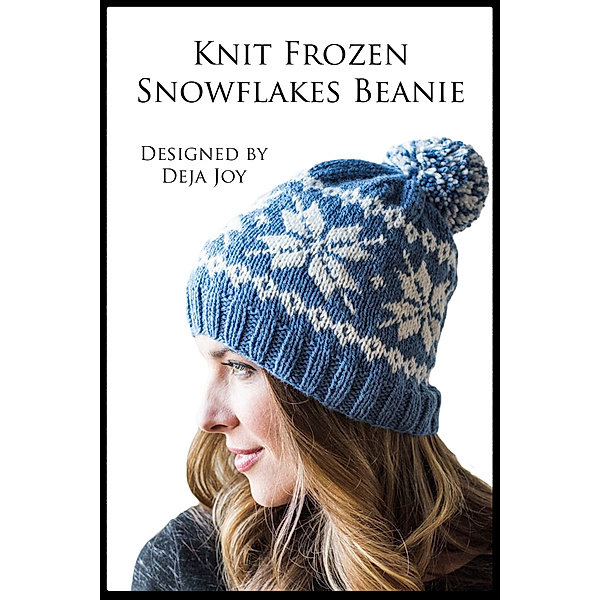 Knit Frozen Snowflakes Beanie, Deja Joy