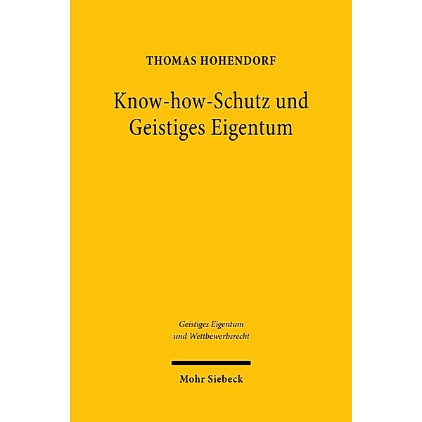 Know-how-Schutz und Geistiges Eigentum, Thomas Hohendorf