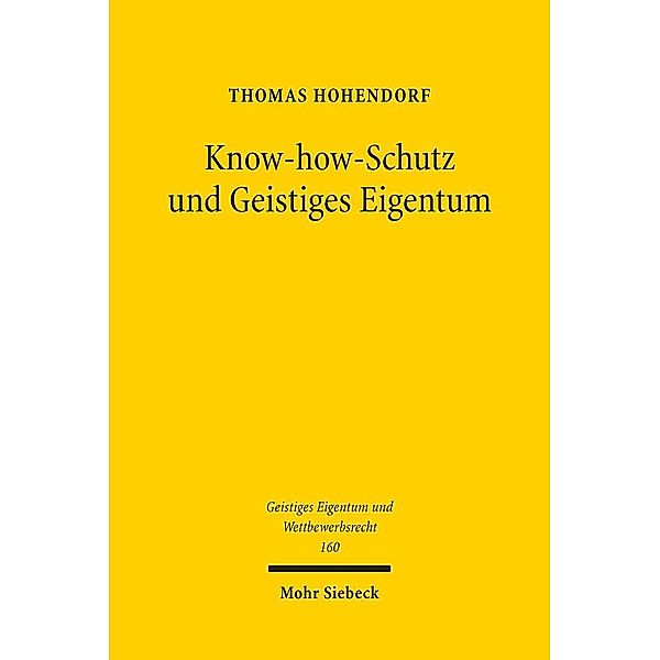 Know-how-Schutz und Geistiges Eigentum, Thomas Hohendorf