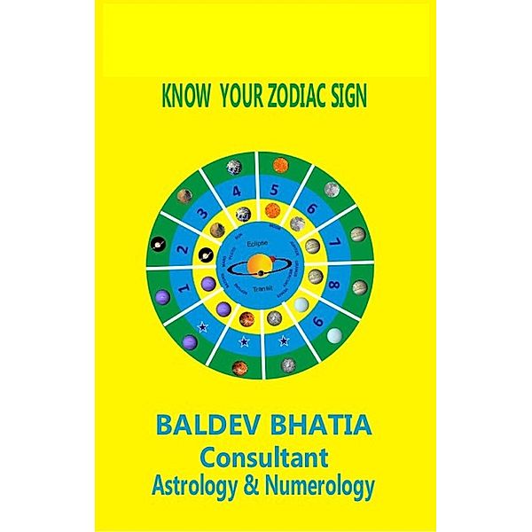 Know Your Zodiac Sign, Baldev Bhatia