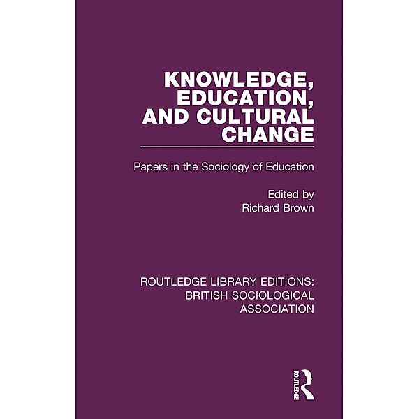 Knowledge, Education, and Cultural Change