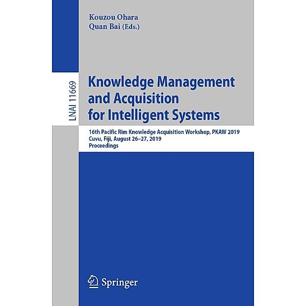 Knowledge Management and Acquisition for Intelligent Systems / Lecture Notes in Computer Science Bd.11669