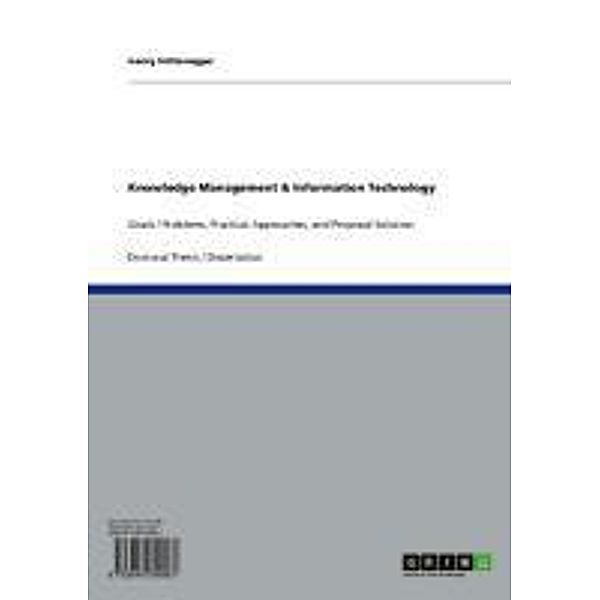 Knowledge Management & Information Technology, Georg Hüttenegger