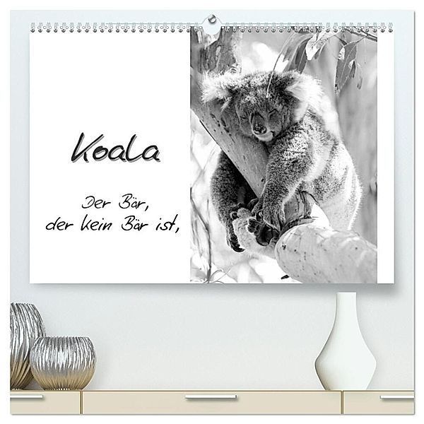 Koala Ein Bär, der kein Bär ist (hochwertiger Premium Wandkalender 2024 DIN A2 quer), Kunstdruck in Hochglanz, Silvia Drafz