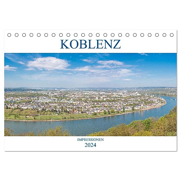 Koblenz Impressionen (Tischkalender 2024 DIN A5 quer), CALVENDO Monatskalender, pixs:sell@Adobe Stock