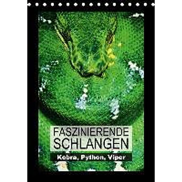 Kobra, Python, Viper Faszinierende Schlangen (Tischkalender 2015 DIN A5 hoch), CALVENDO