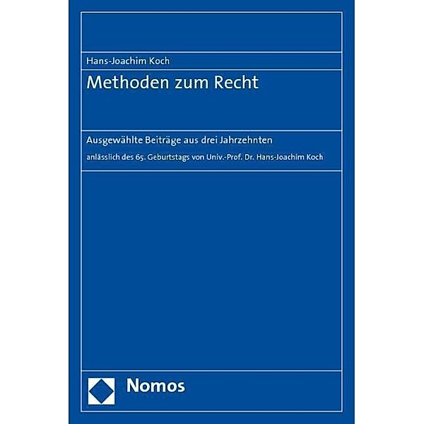 Koch, H: Methoden zum Recht, Hans-Joachim Koch
