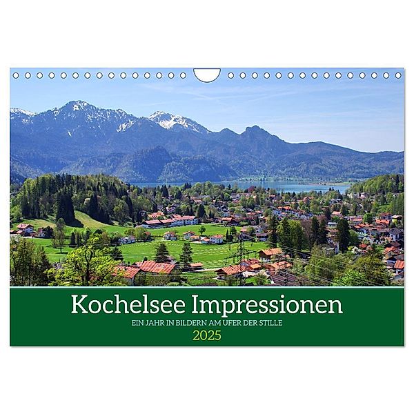 Kochelsee Impressionen - Ein Jahr in Bildern am Ufer der Stille (Wandkalender 2025 DIN A4 quer), CALVENDO Monatskalender, Calvendo, Michaela Schimmack