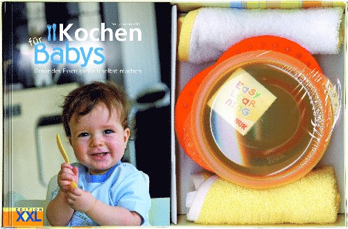 Kochbuch NUK Esslern-Schale und 2 Lätzchen Kochen für Babys 
