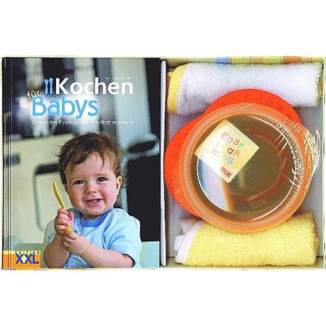 Kochen für Babys, m. NUK-Esslern-Schale u. 2 Lätzchen Buch