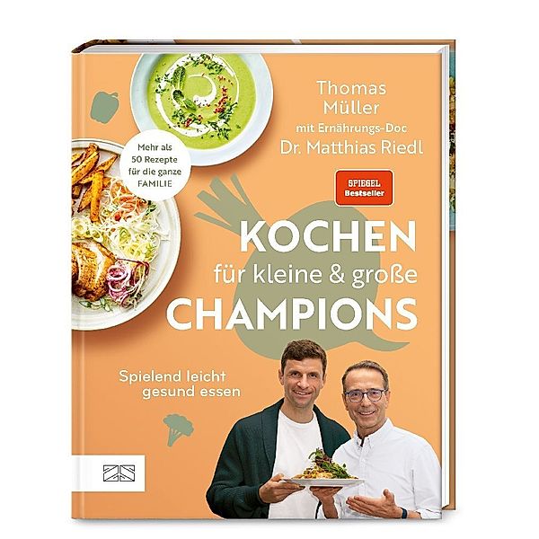 Kochen für kleine und große Champions, Thomas Müller, Matthias Riedl