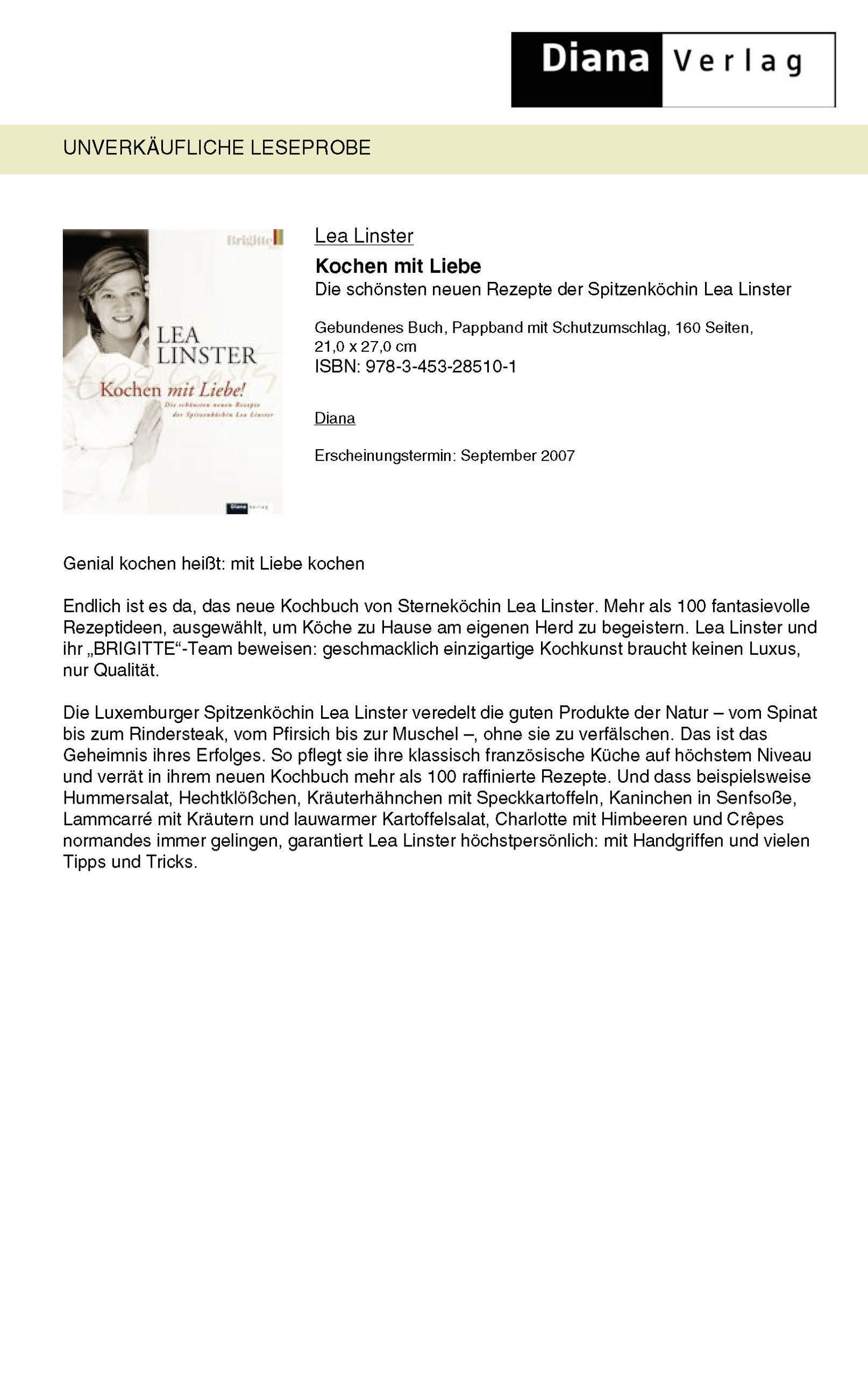 Kochen mit Liebe Buch von Léa Linster versandkostenfrei bei Weltbild.de