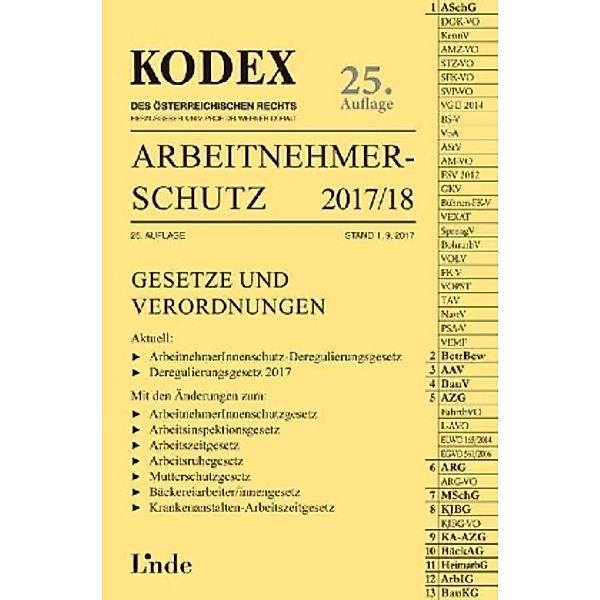 KODEX Arbeitnehmerschutz 2017/18, Eva-Maria Marat